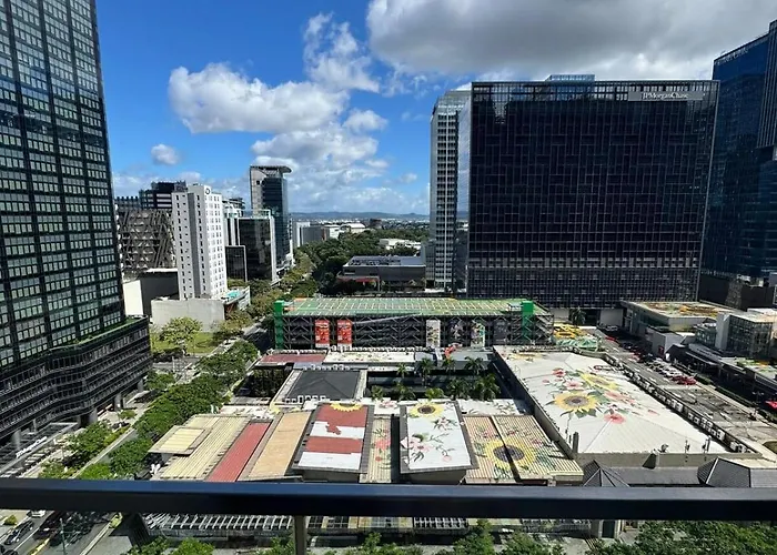 Apartamento Casa Choy - Uptown Parksuites Ii Bgc Luxury 1br King Bed With Balcony 1 Minute Walk To Uptown Mall And Jp Morgan *