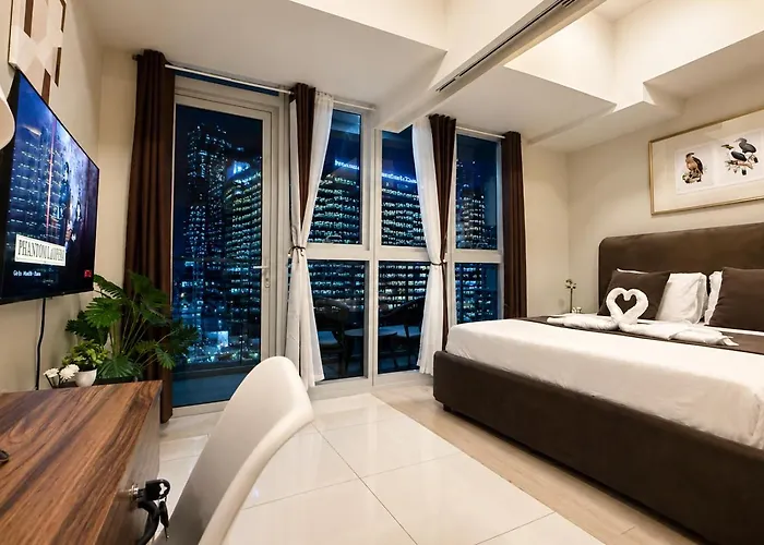 Casa Choy - Uptown Parksuites Ii Bgc Luxury 1br King Bed With Balcony 1 Minute Walk To Uptown Mall And Jp Morgan *