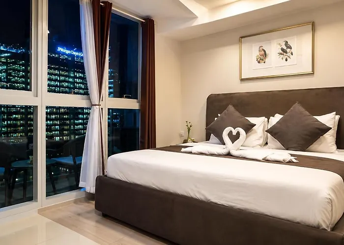Casa Choy - Uptown Parksuites Ii Bgc Luxury 1br King Bed With Balcony 1 Minute Walk To Uptown Mall And Jp Morgan *