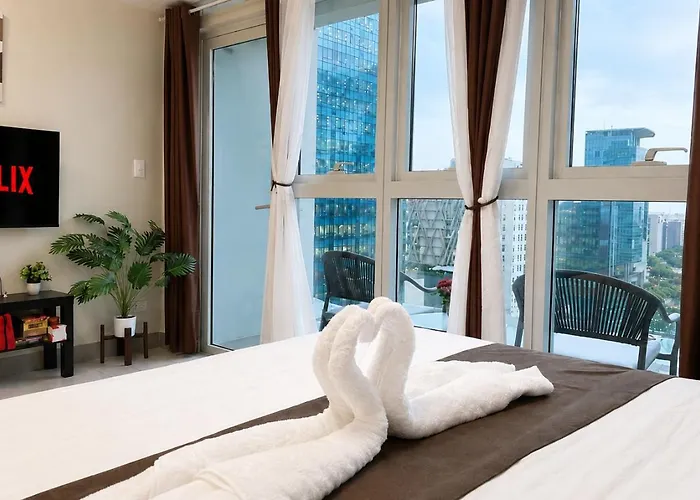 Casa Choy - Uptown Parksuites Ii Bgc Luxury 1br King Bed With Balcony 1 Minute Walk To Uptown Mall And Jp Morgan
