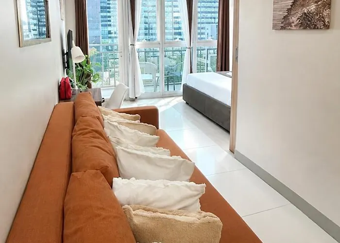 Apartamento Casa Choy - Uptown Parksuites Ii Bgc Luxury 1br King Bed With Balcony 1 Minute Walk To Uptown Mall And Jp Morgan *