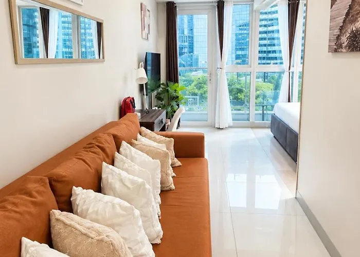 Apartamento Casa Choy - Uptown Parksuites Ii Bgc Luxury 1br King Bed With Balcony 1 Minute Walk To Uptown Mall And Jp Morgan *